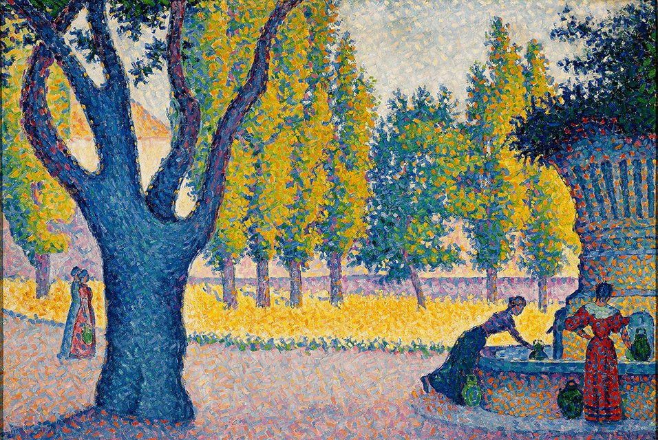  Saint-Tropez. Fontaine des Licesn av Paul Signac