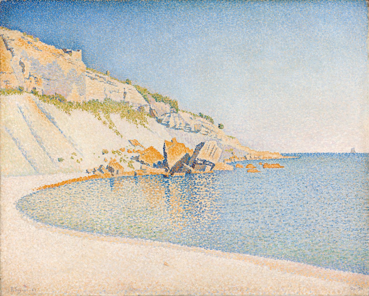 Franska rivieran, 1889 av Paul Signac