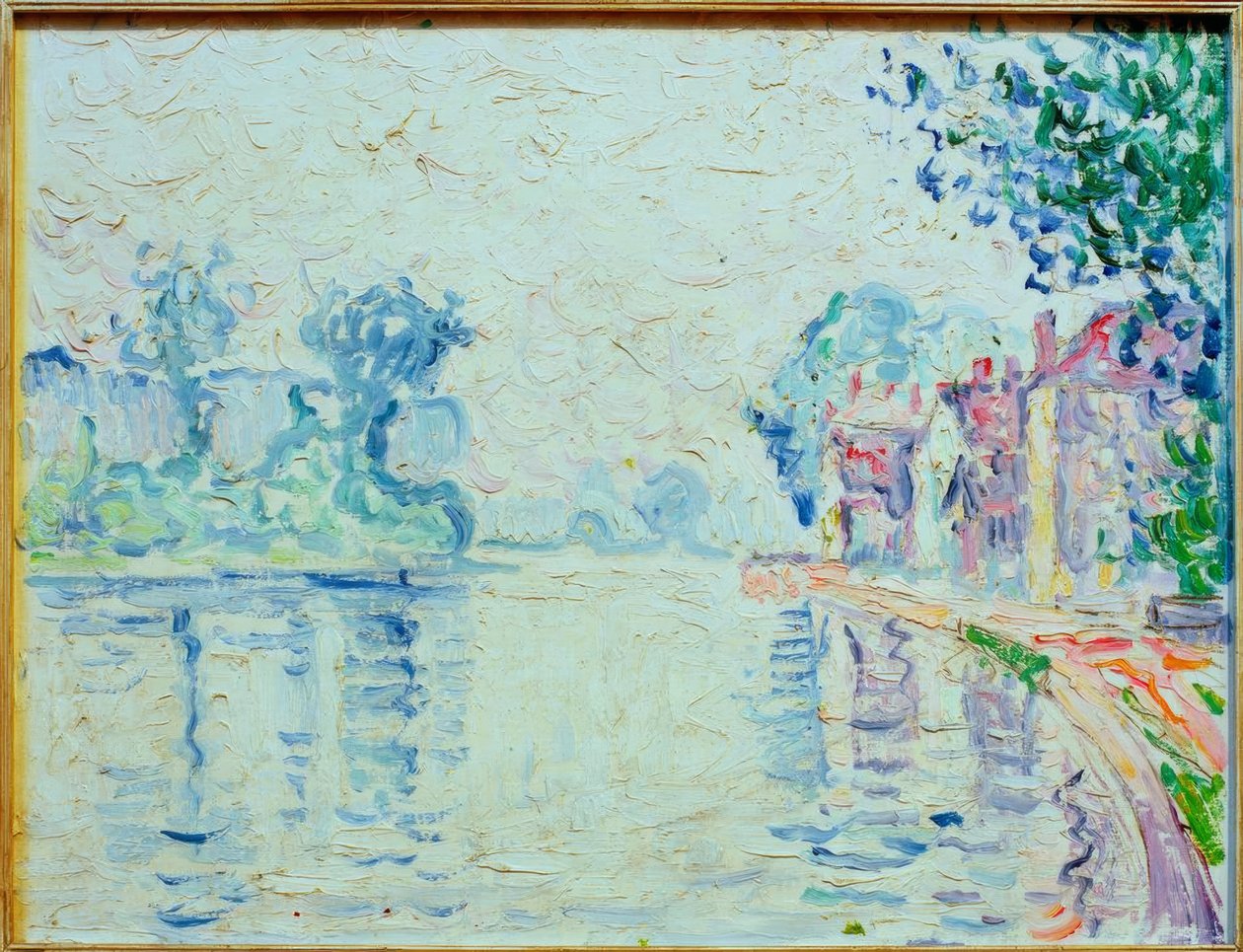 Seine vid Samois av Paul Signac