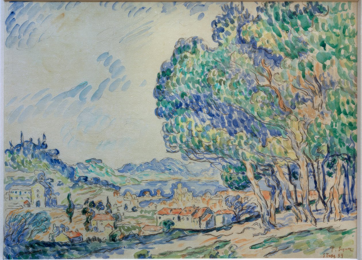 Saint Tropez av Paul Signac