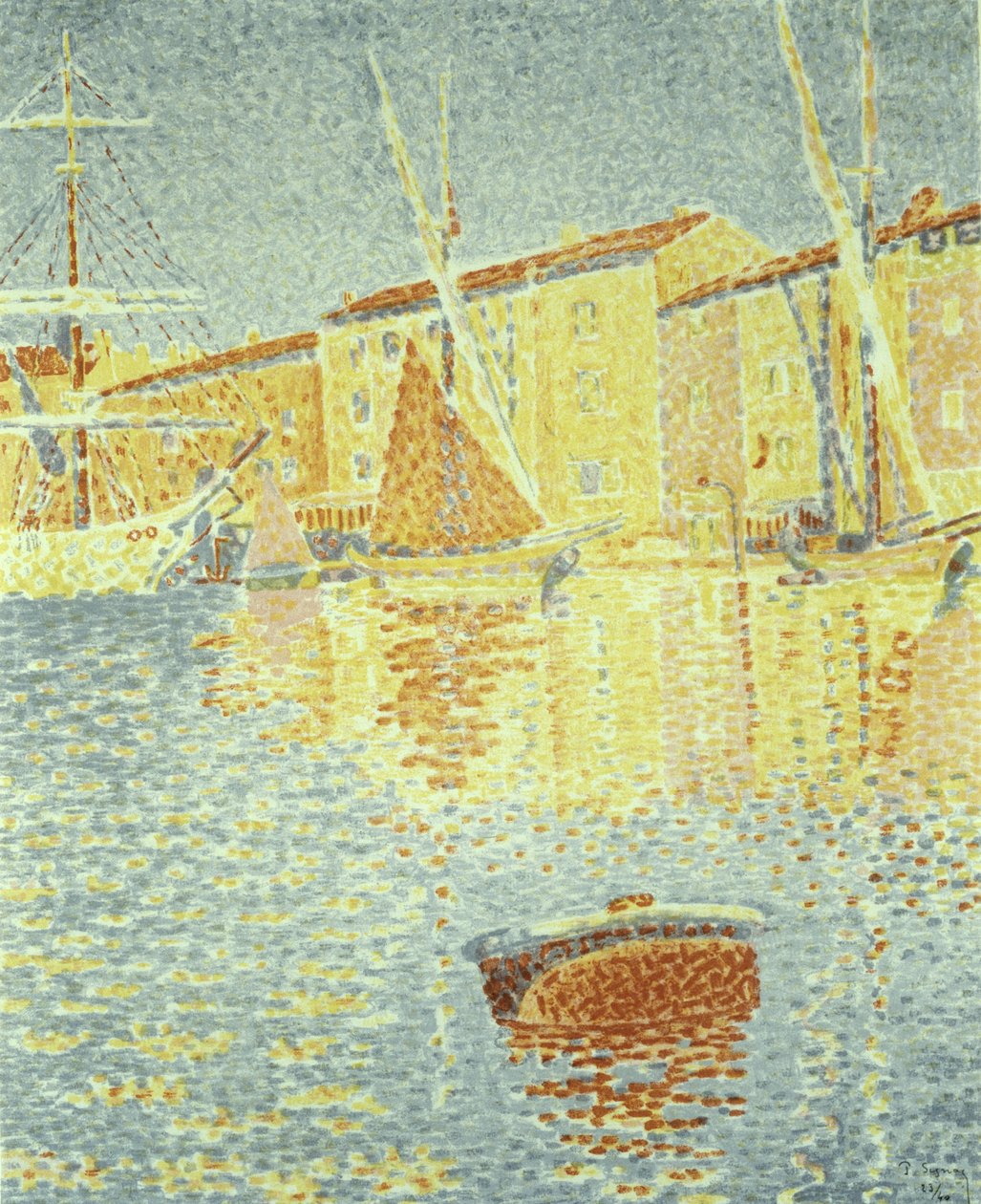 Bojen, 1894 av Paul Signac