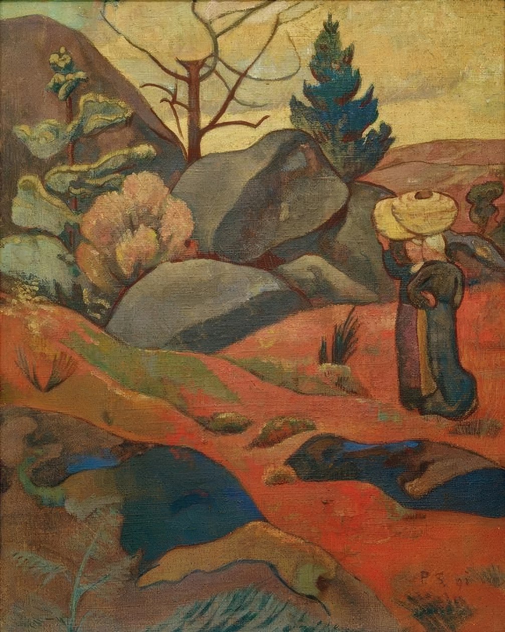 Klipporna i Huelgoat av Paul Sérusier
