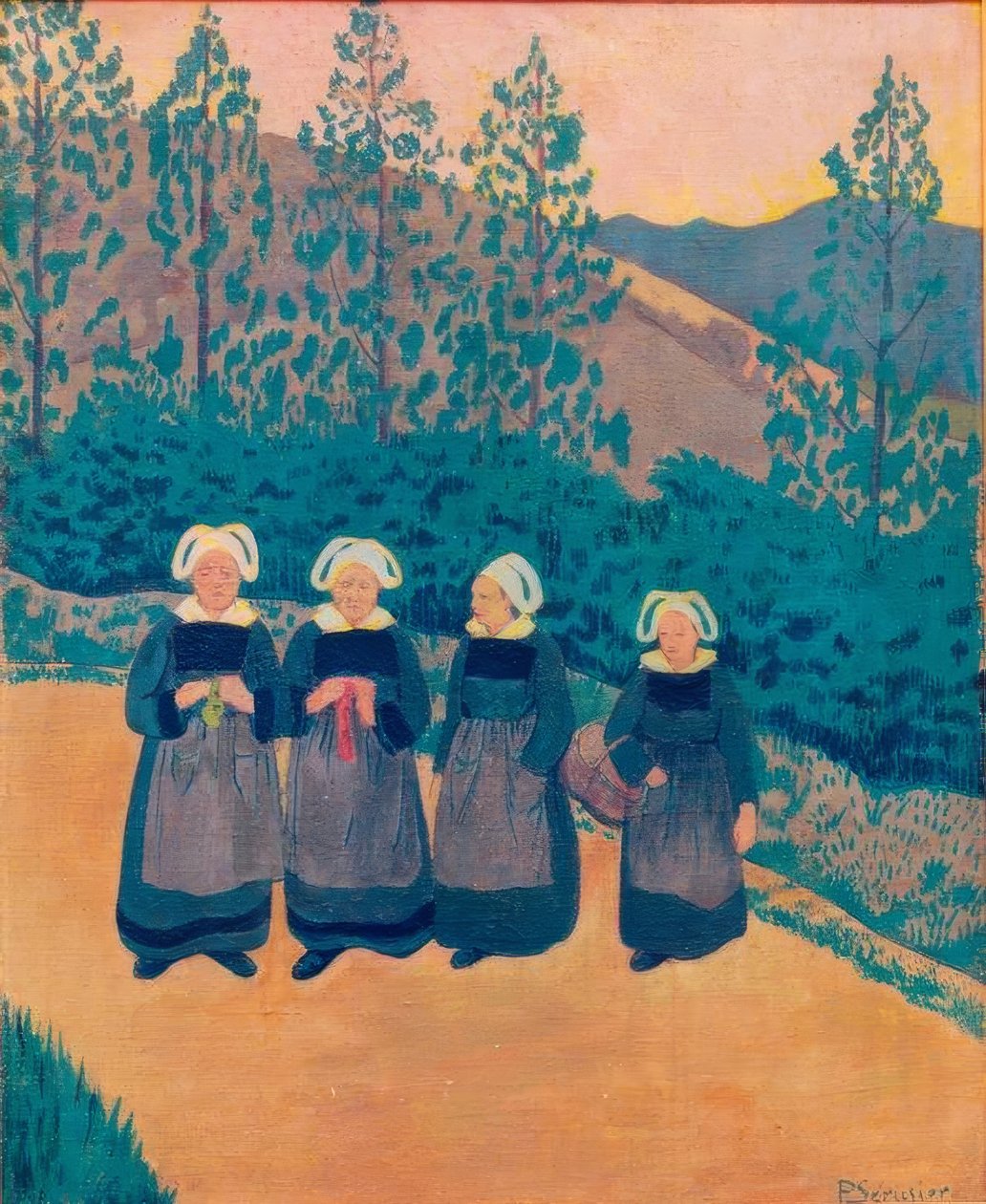 De fyra bretonska kvinnorna av Paul Sérusier