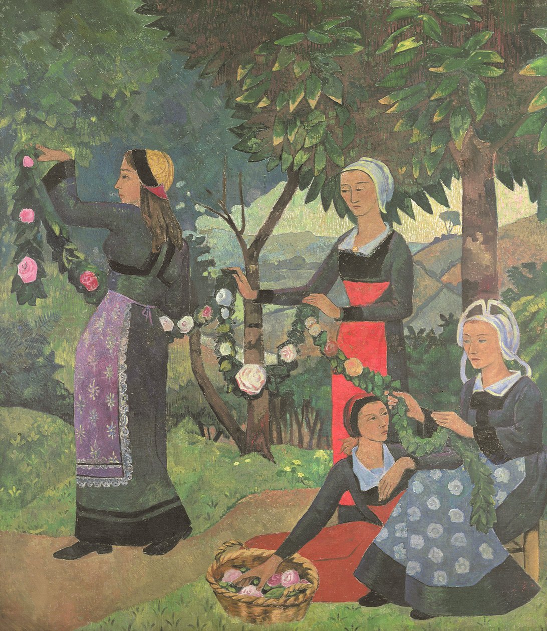 Rosornas krans, ca 1898 av Paul Sérusier