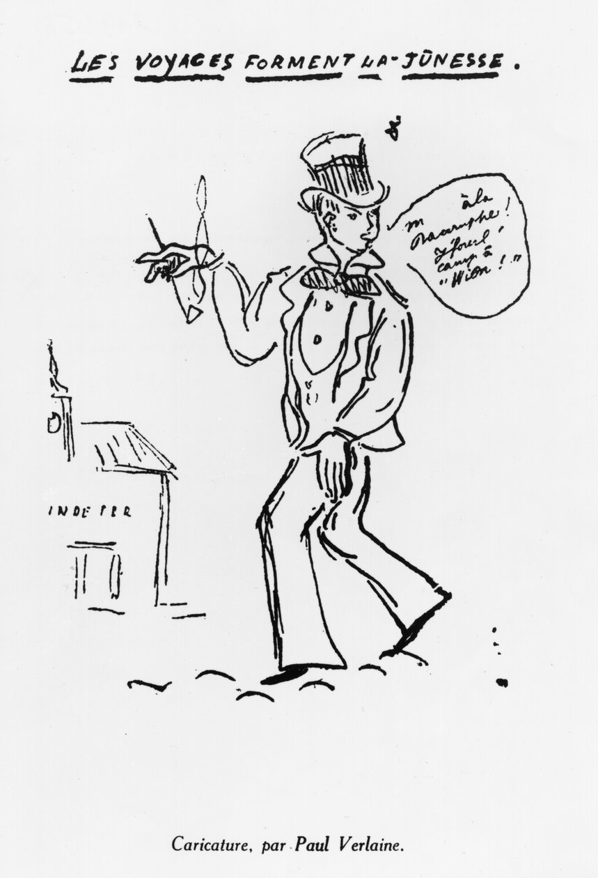 Les Voyages forment la jeunesse", Arthur Rimbaud (1854-91) av Paul Verlaine