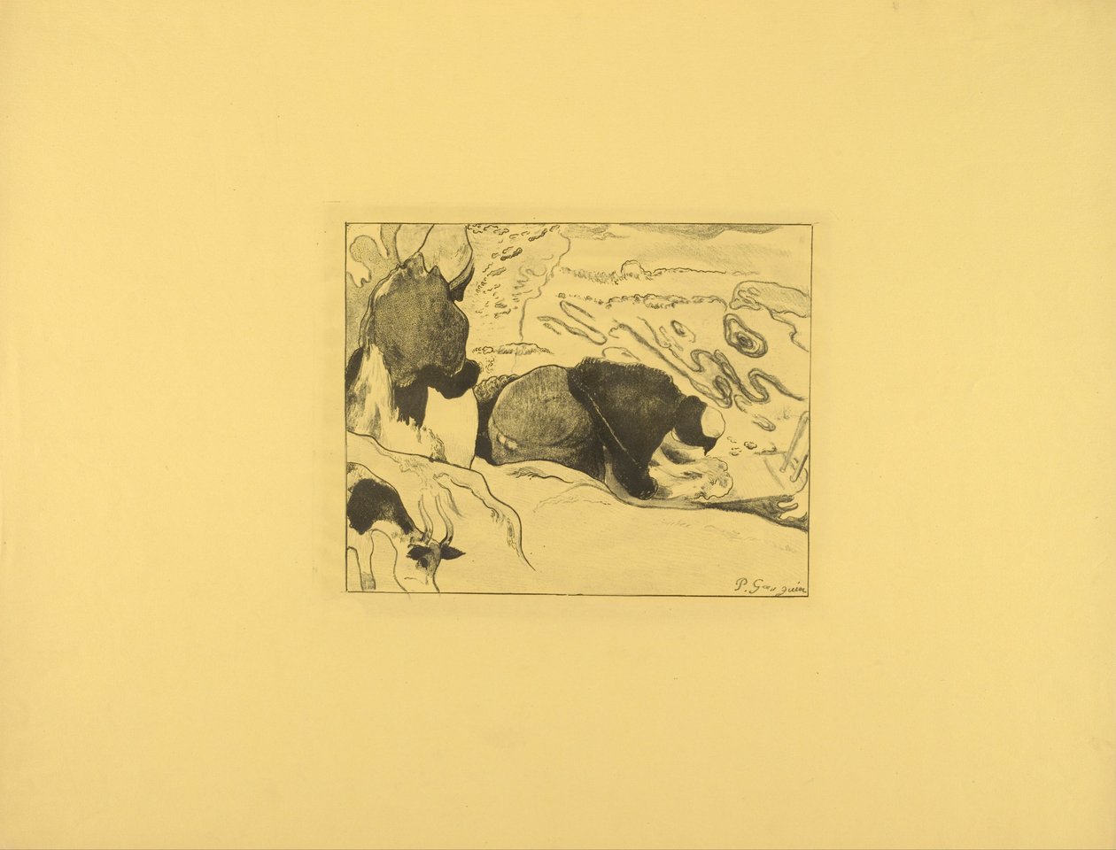 Tvättarna av Paul Gauguin