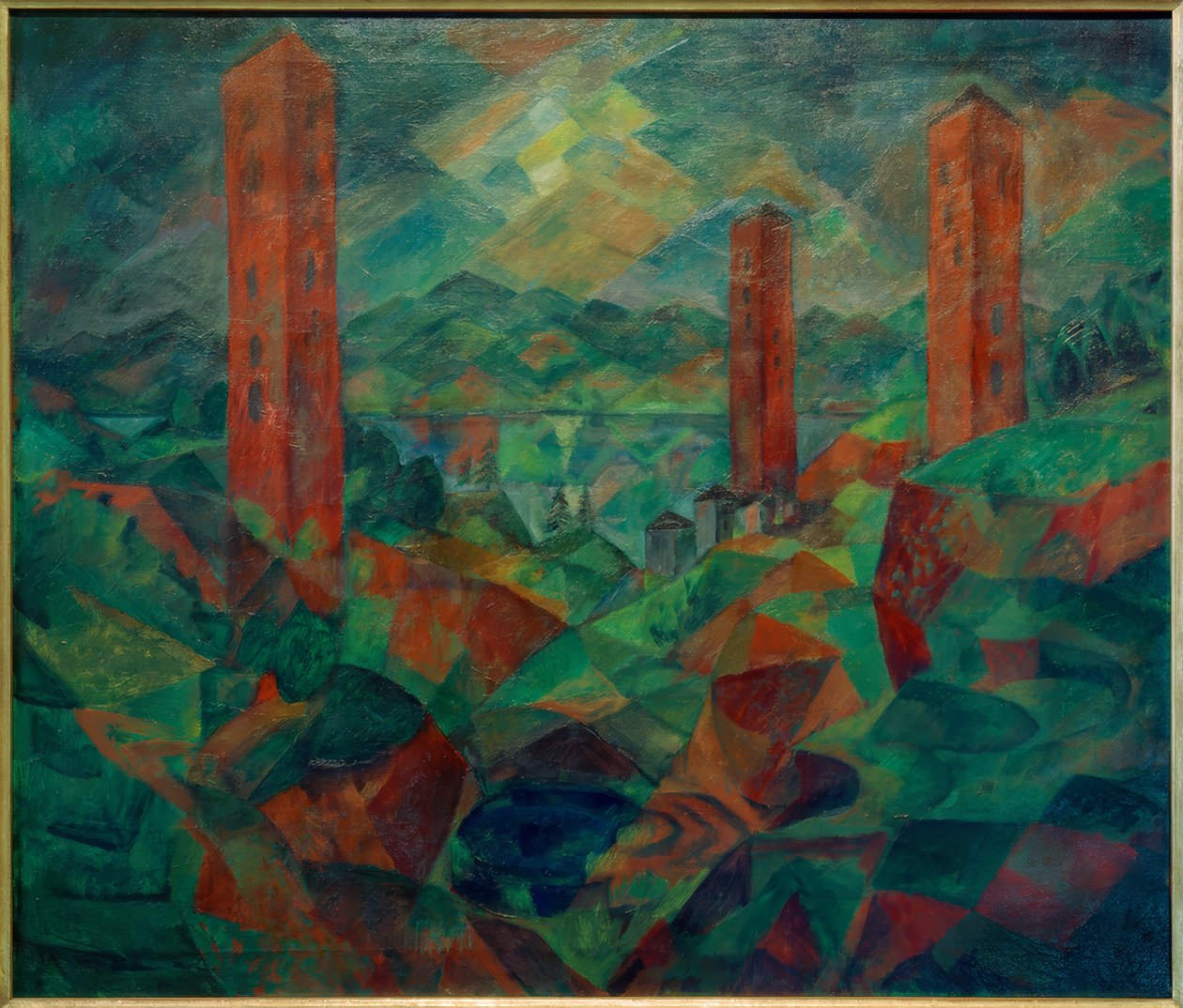 De röda tornen av Paul Adolf Seehaus