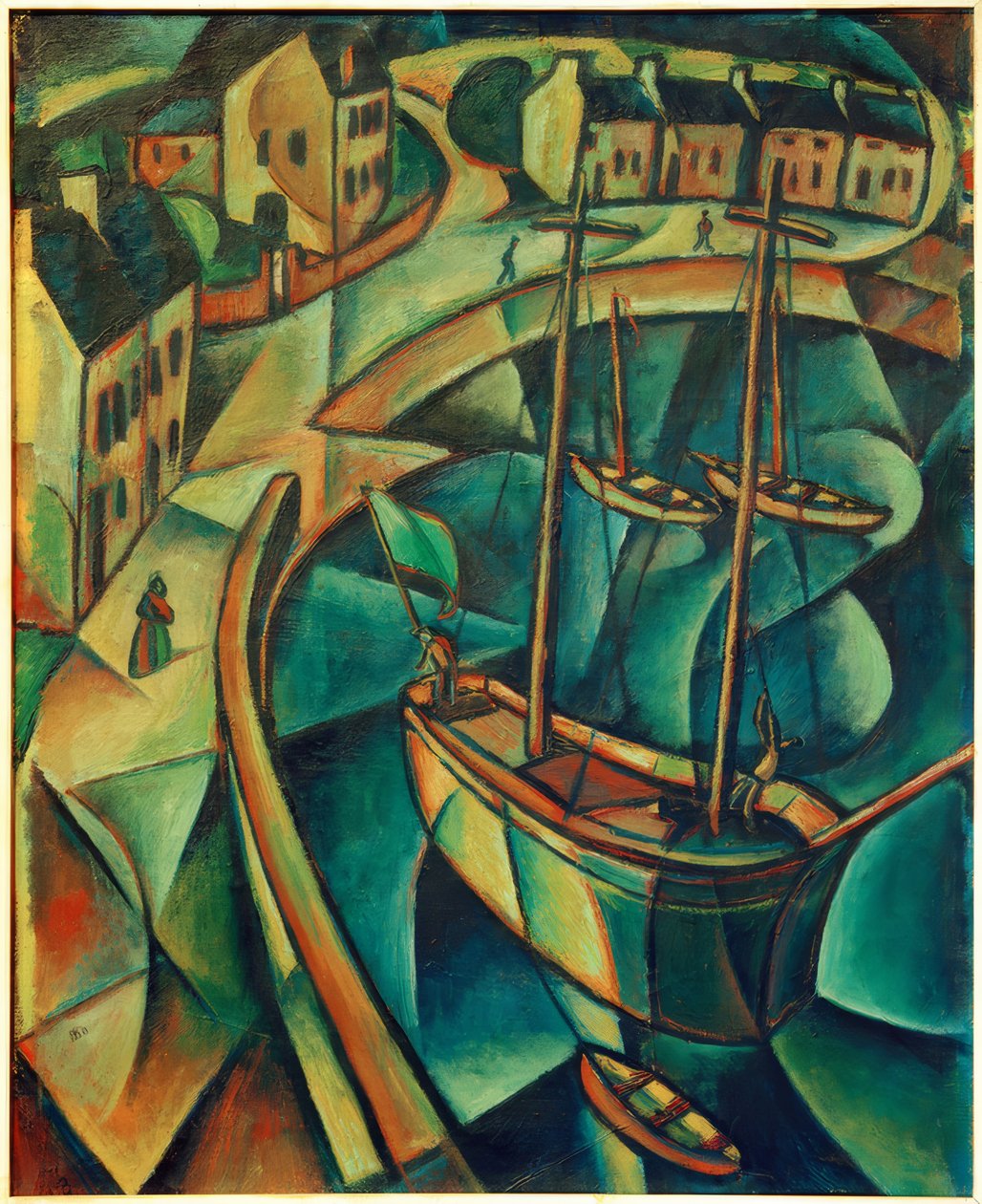 Hamnbassängen (Die Bütt) av Paul Adolf Seehaus