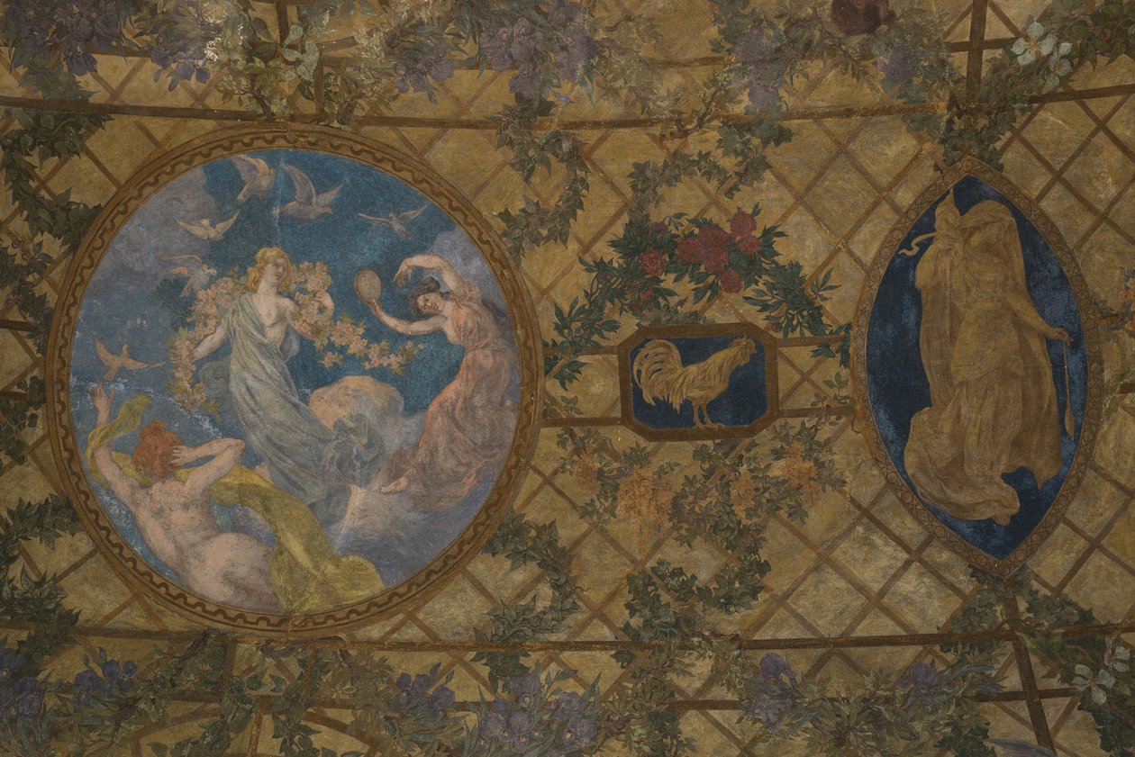 Månader i den revolutionära kalendern: Floréal, mellan 1909 och 1910 (arkitektonisk dekor) av Paul Albert Baudouin