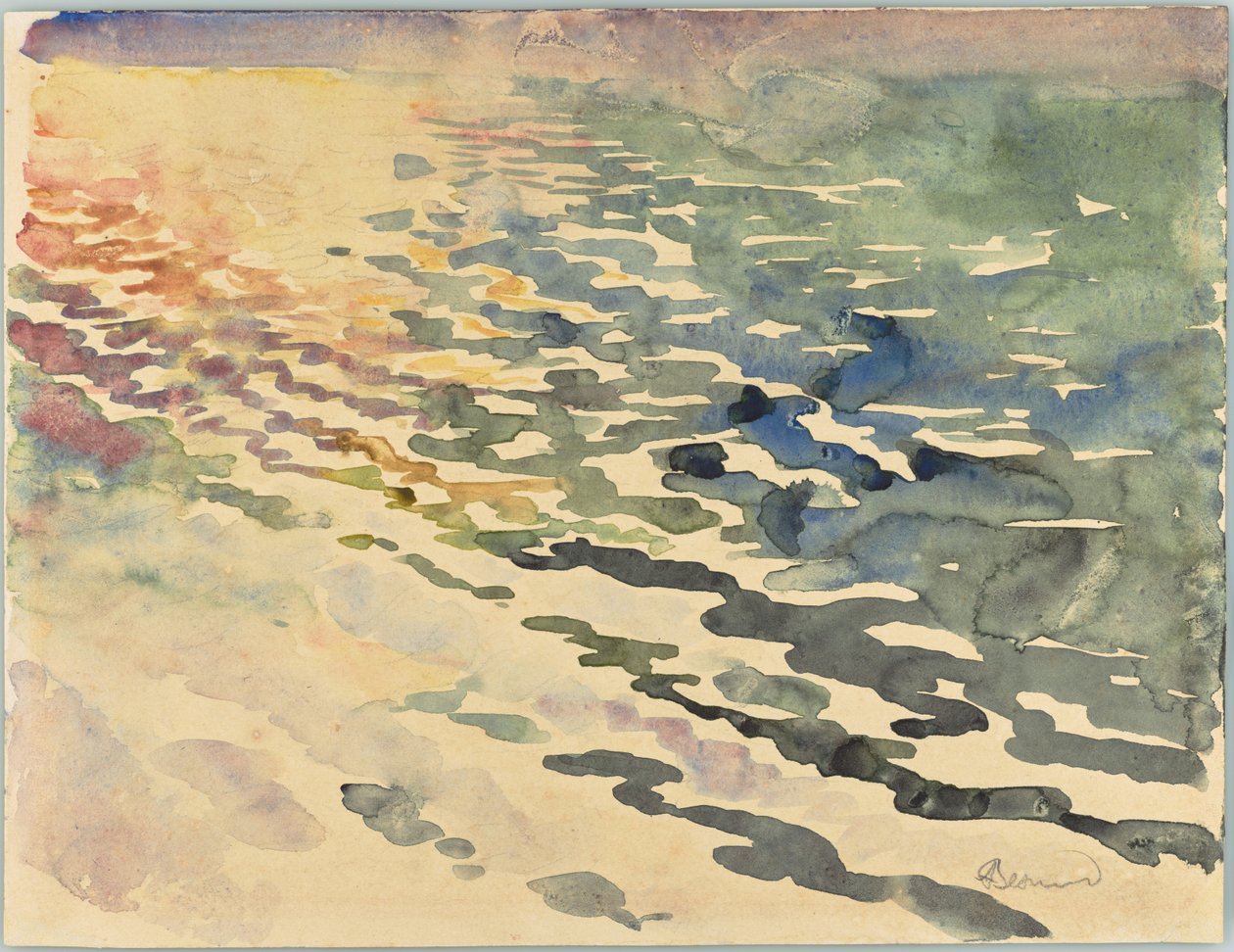 En studie av vågor av Paul Albert Besnard