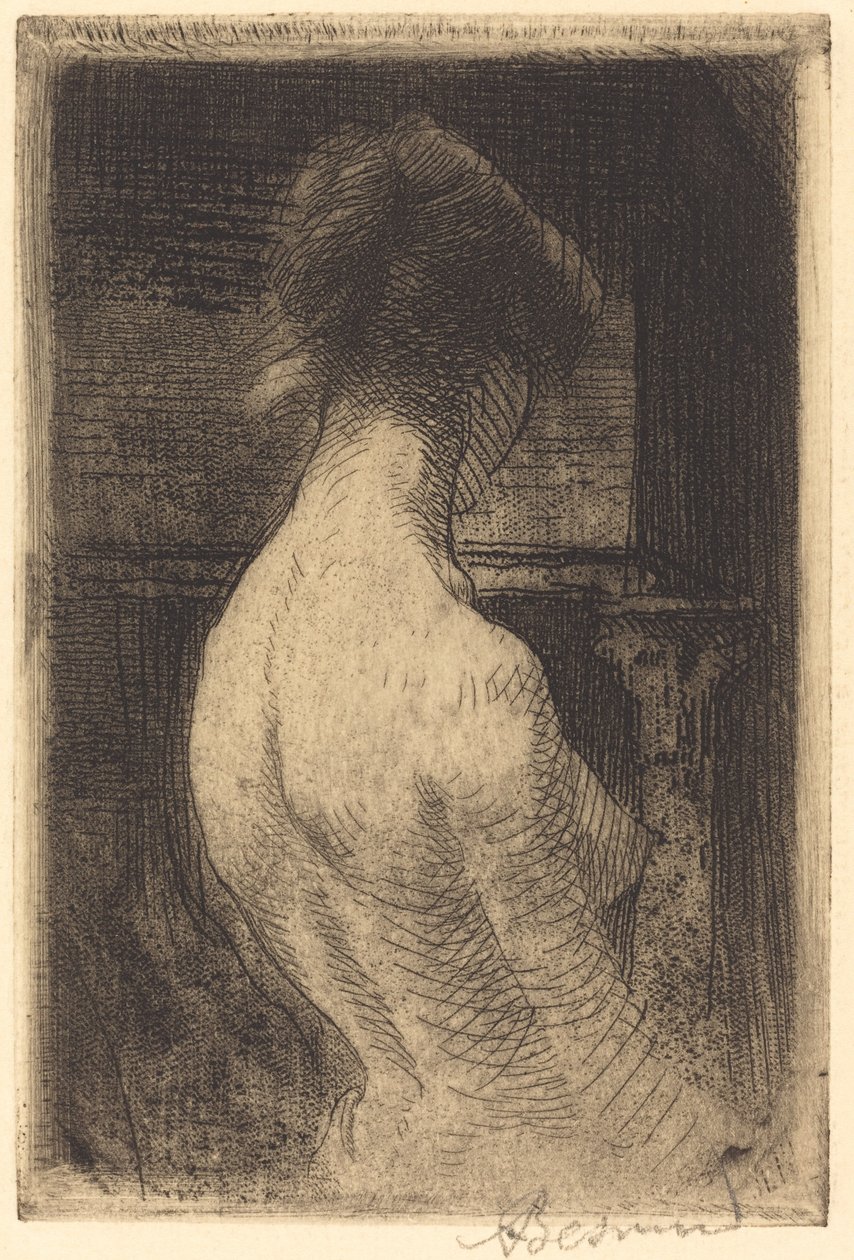 Baksidan av en kvinna Dos de Femme, 1889. av Paul Albert Besnard