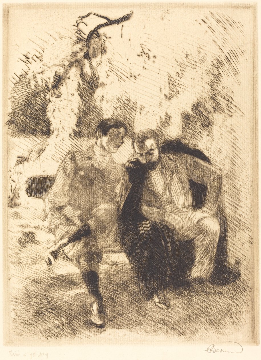 Förtroende, 1900. av Paul Albert Besnard