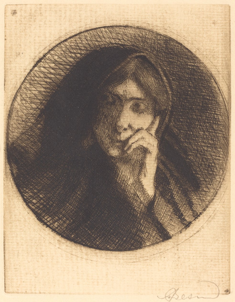 Madame Aman Jean, 1898. av Paul Albert Besnard