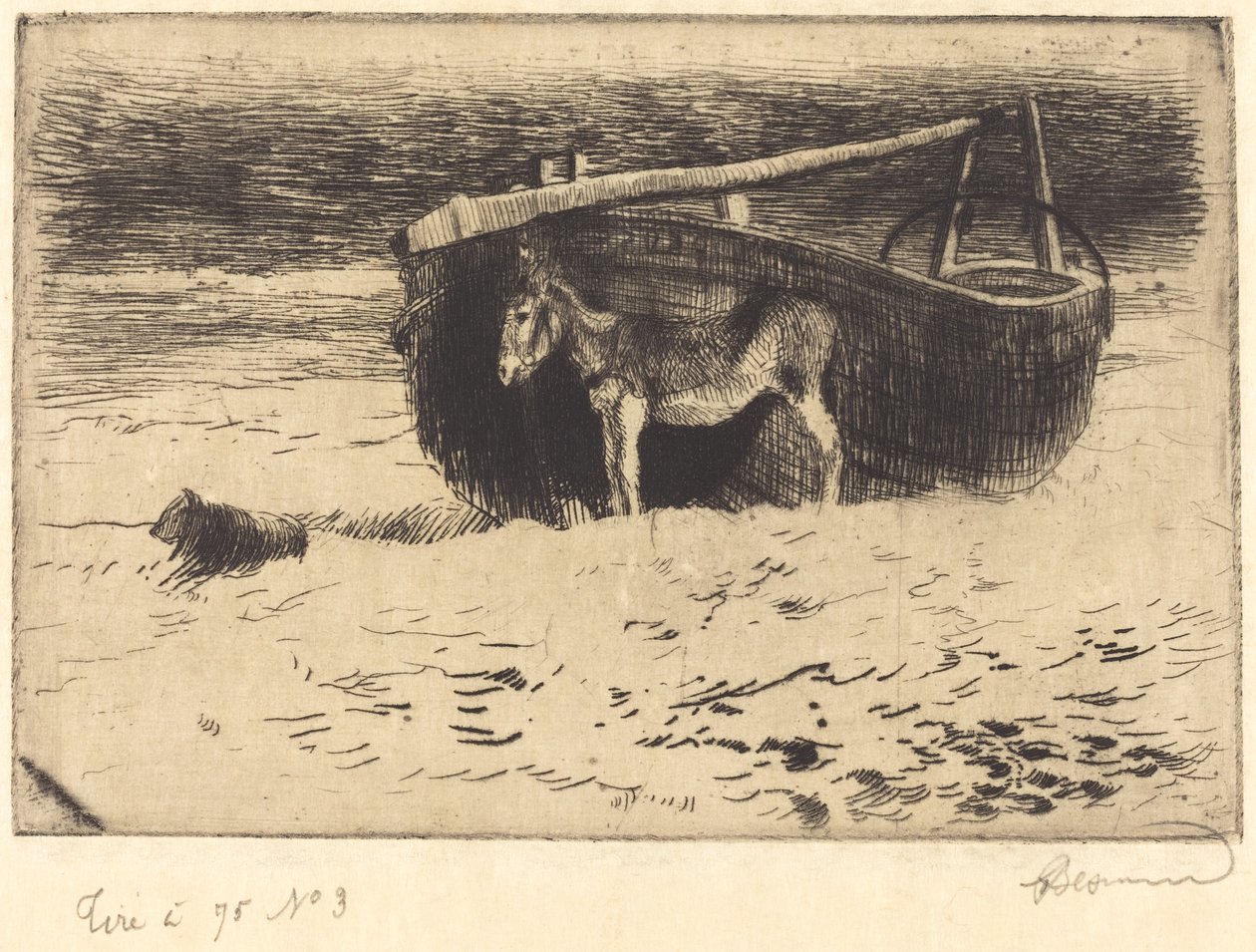 Liten åsna vid Berck En liten åsna vid Berck, 1897. av Paul Albert Besnard