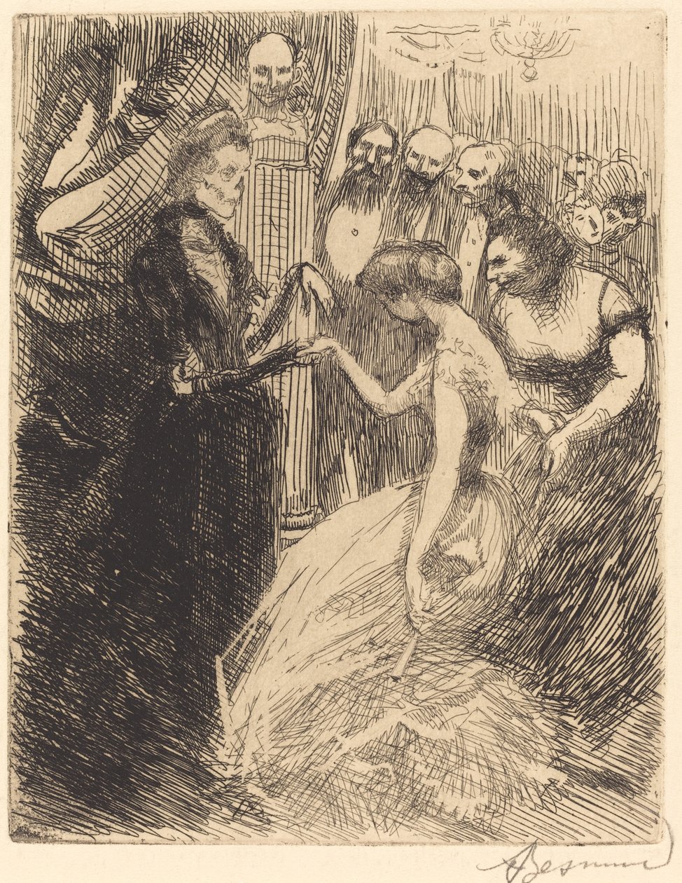 Presentationen Presentationen, 1900. av Paul Albert Besnard
