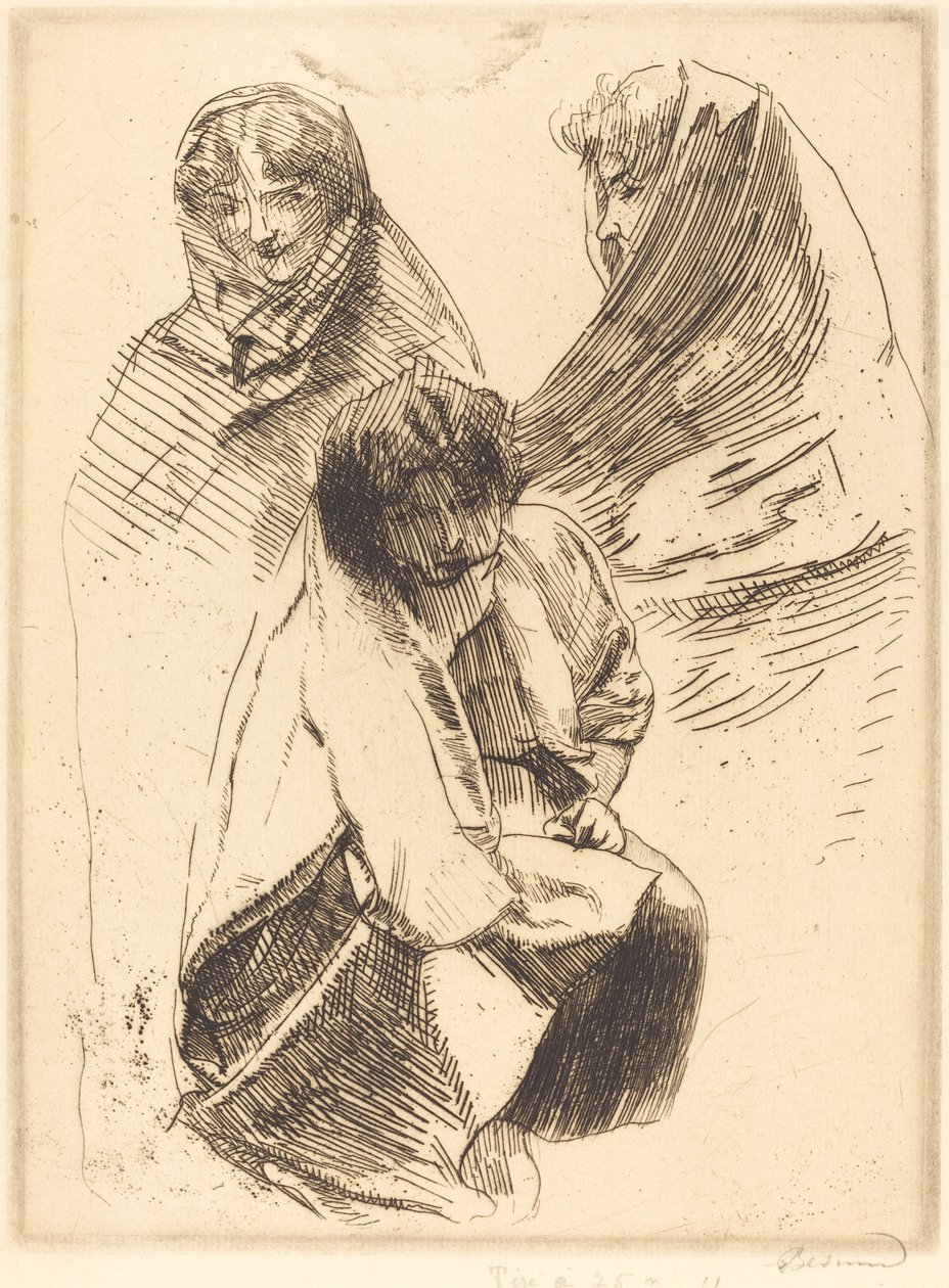 Tre beslöjade kvinnor Tre beslöjade kvinnor, 1899. av Paul Albert Besnard