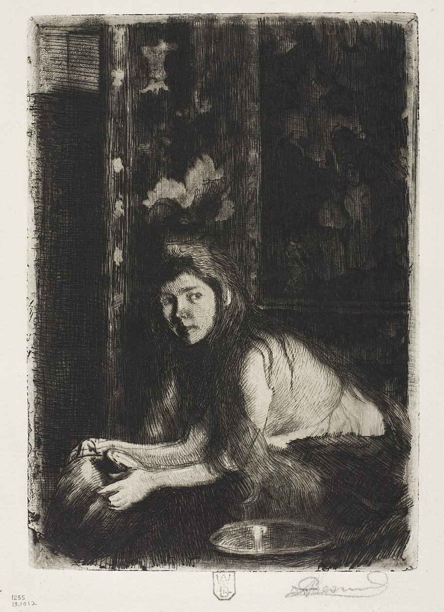 Kvinna med en vas, 1894 av Paul Albert Besnard