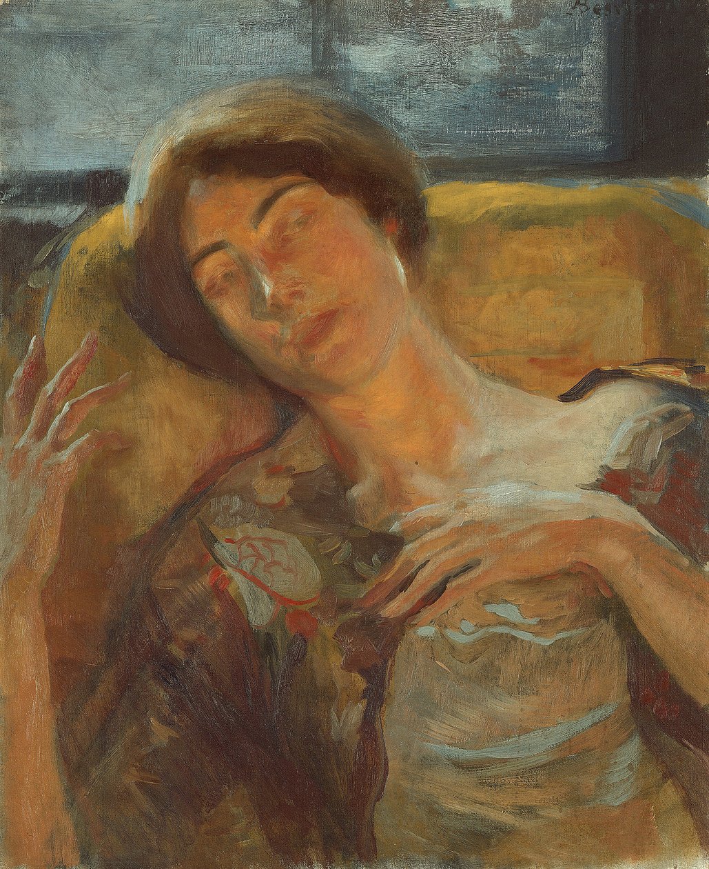 Kvinnans huvud, ca. 1890. av Paul Albert Besnard