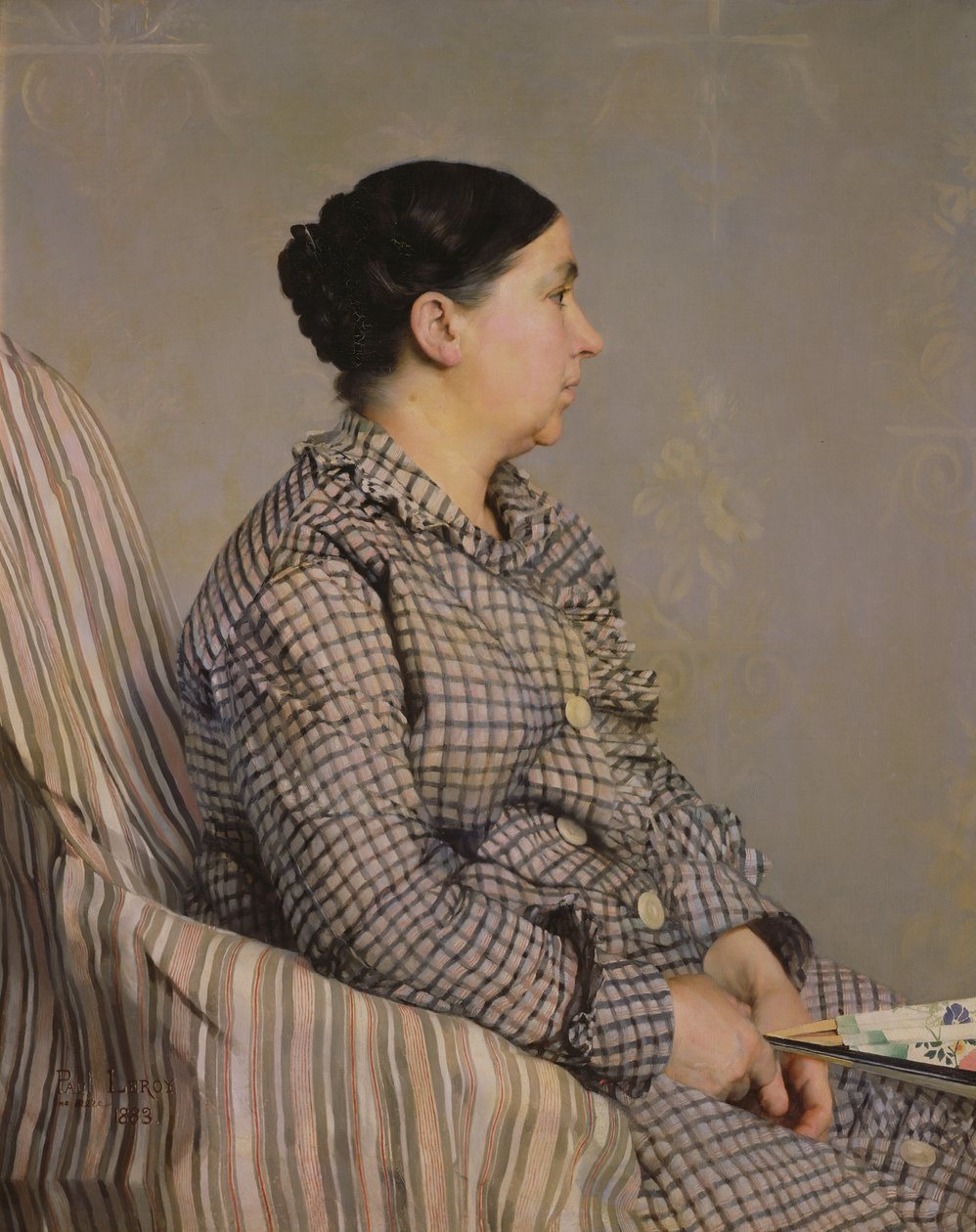 Konstnärens mor, 1883 av Paul Alexander Alfred Leroy