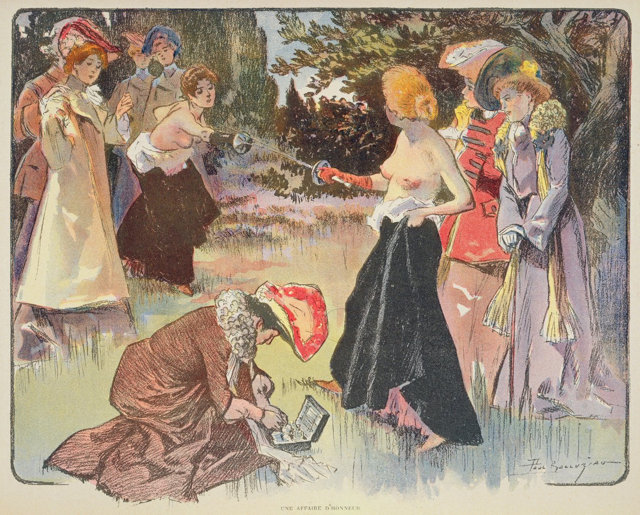 En hedersaffär, 1900 av Paul Balluriau