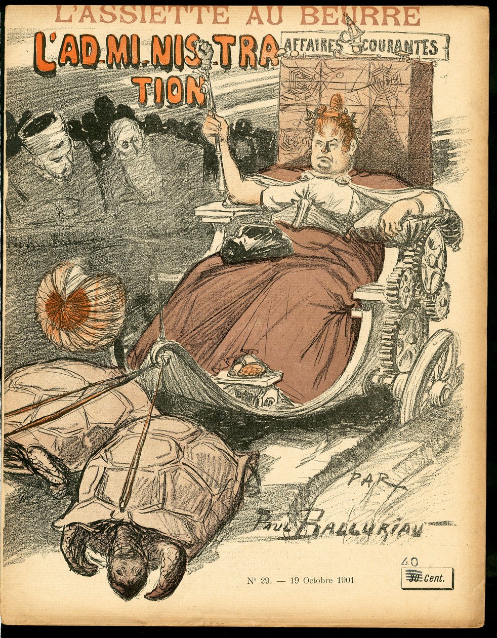 Omslag till "" The Butter Plate"", Satirical in Colors av Paul Balluriau
