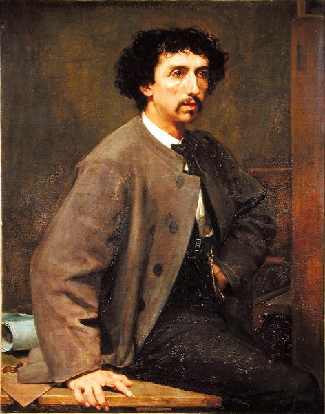 Charles Garnier (1825-98) 1868 (olja på duk) av Paul Baudry