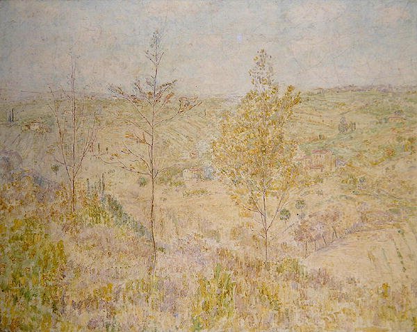 Ett toskanskt vårlandskap (olja på duk) 265397kanische Fruehlingslandschaft; av Paul Baum