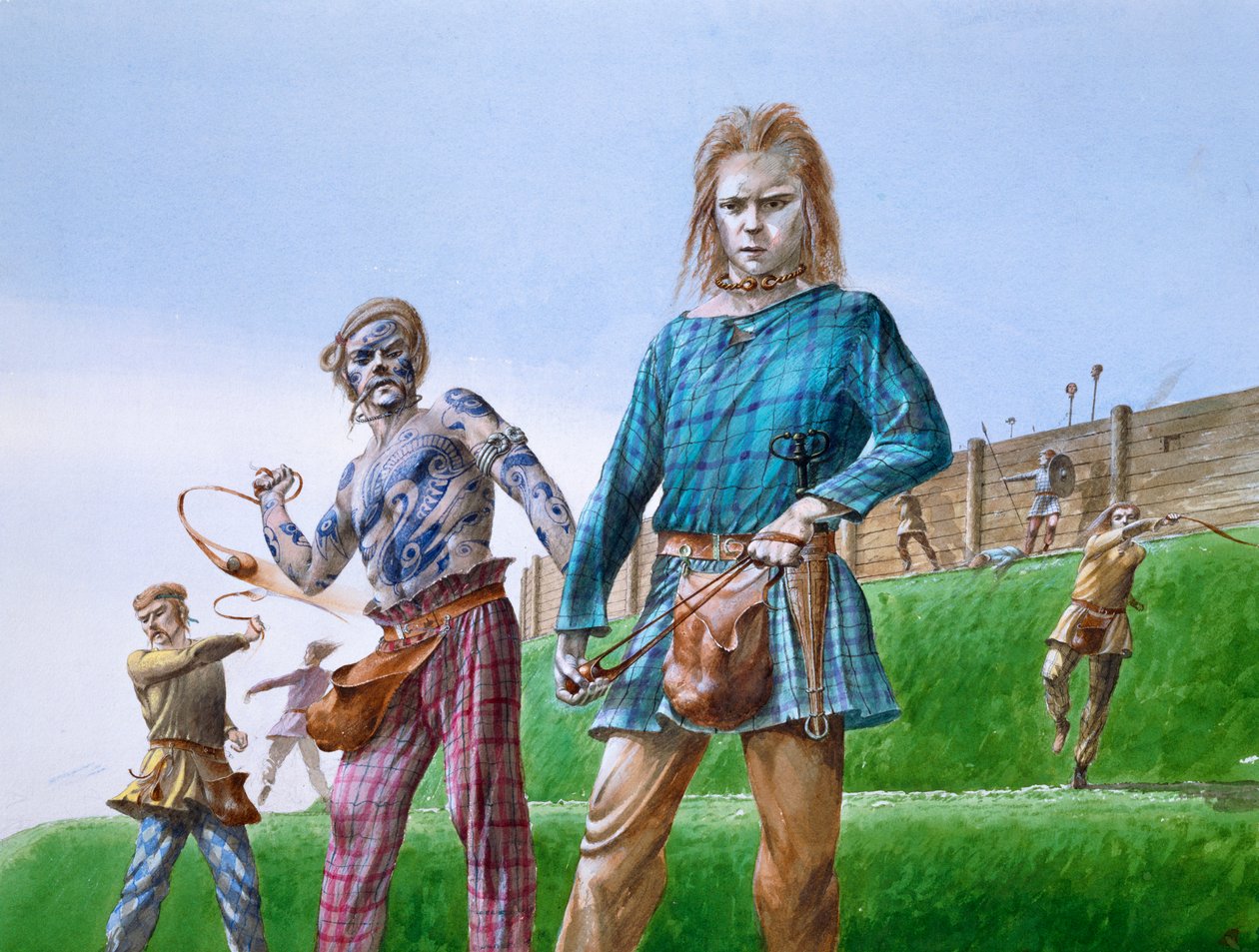 Stammän från järnåldern, c500-talet f.Kr., c1990-2010 av Paul Birkbeck