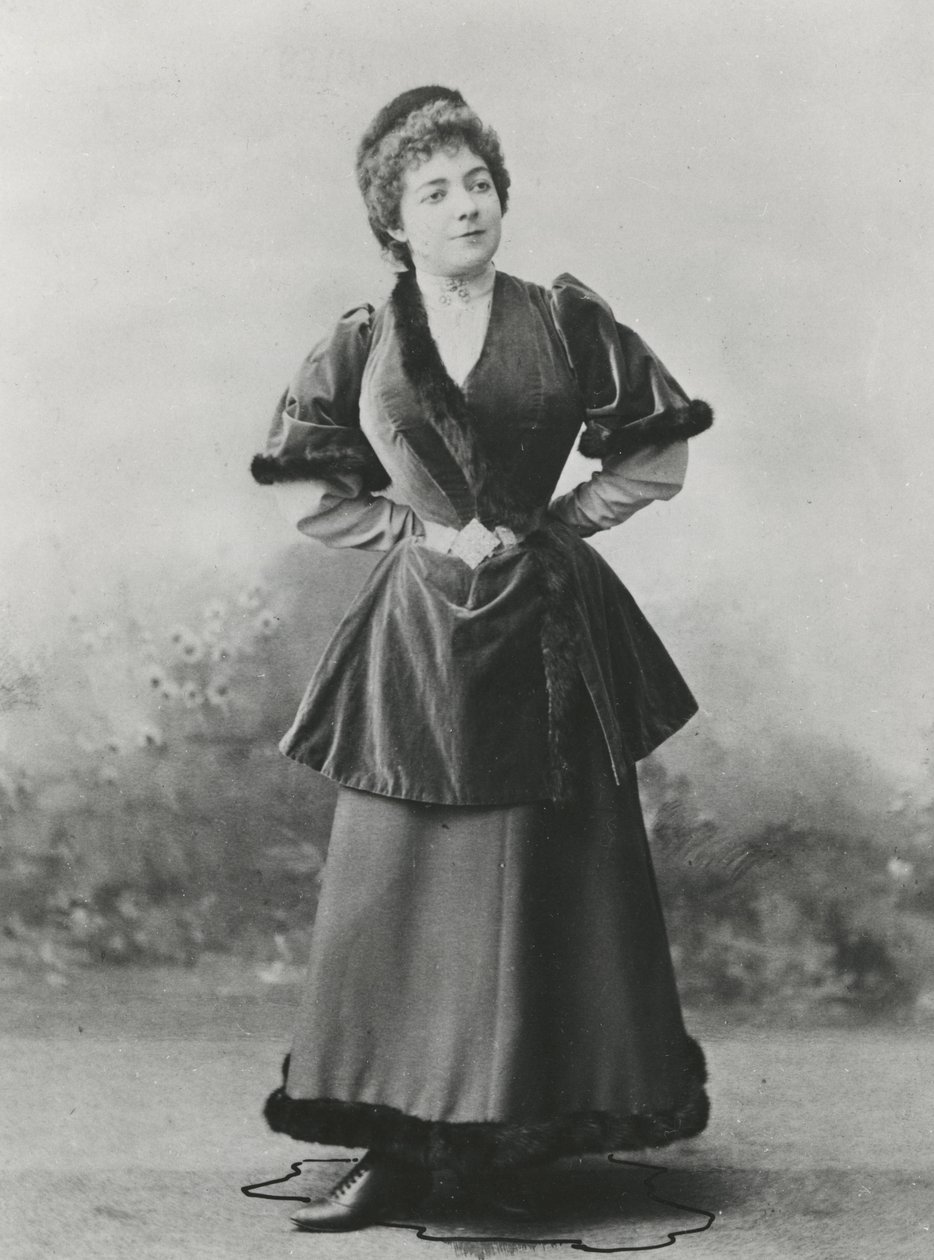Porträtt av Juliette Girard, ca 1900 av Paul Boyer