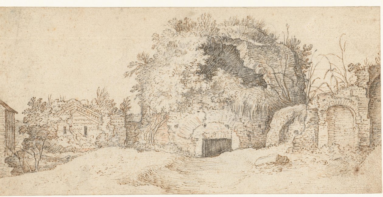 Antika ruiner av Paul Bril