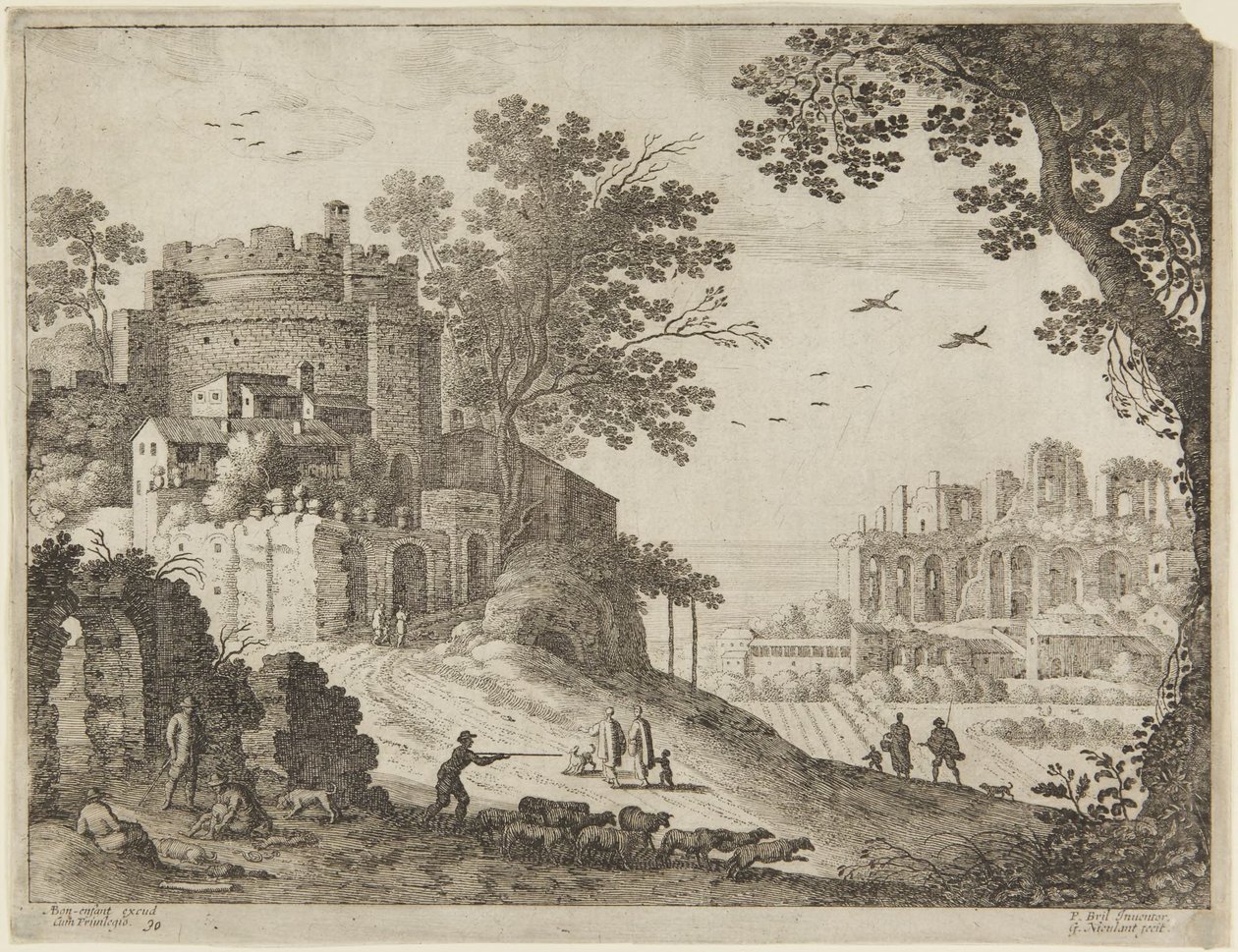Slott och herdar av Paul Bril