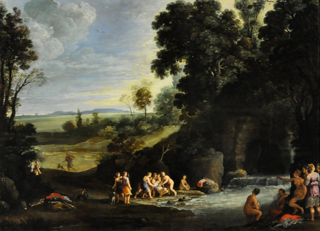 Diana och Callisto av Paul Bril