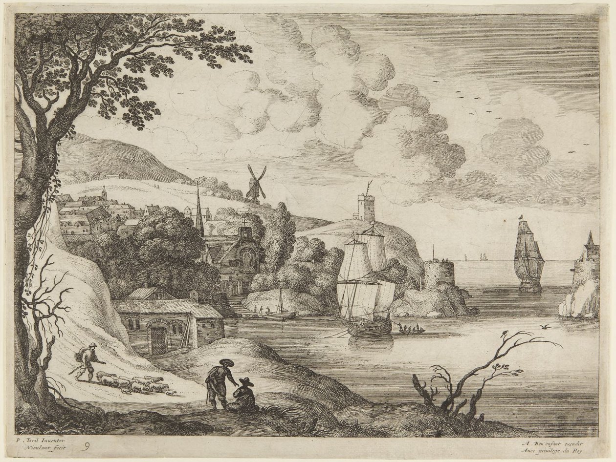Hamnbild av Paul Bril