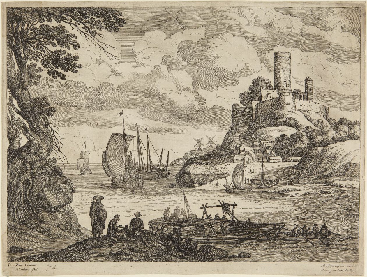 Hamnscen av Paul Bril