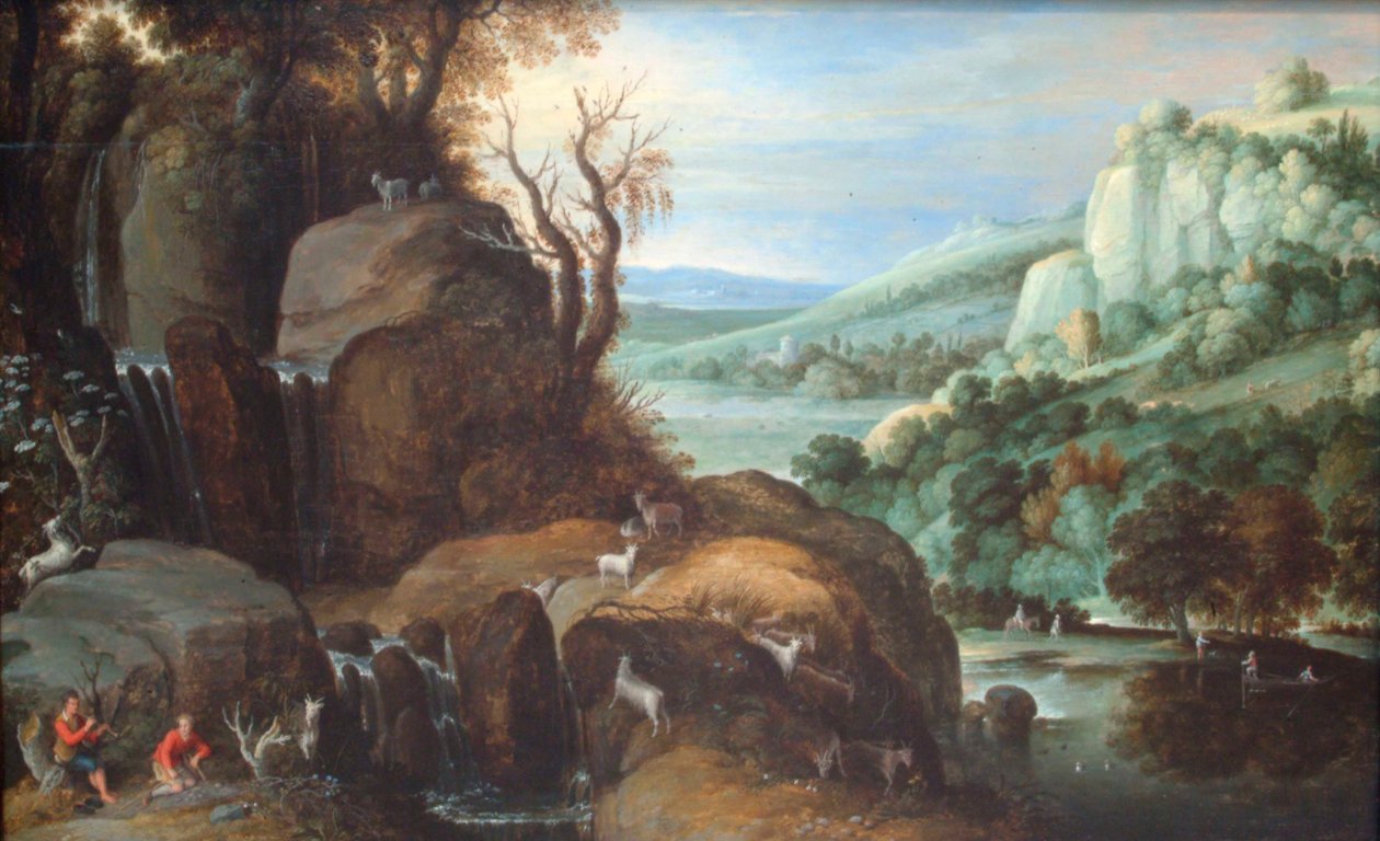 Landskap med herdar av Paul Bril