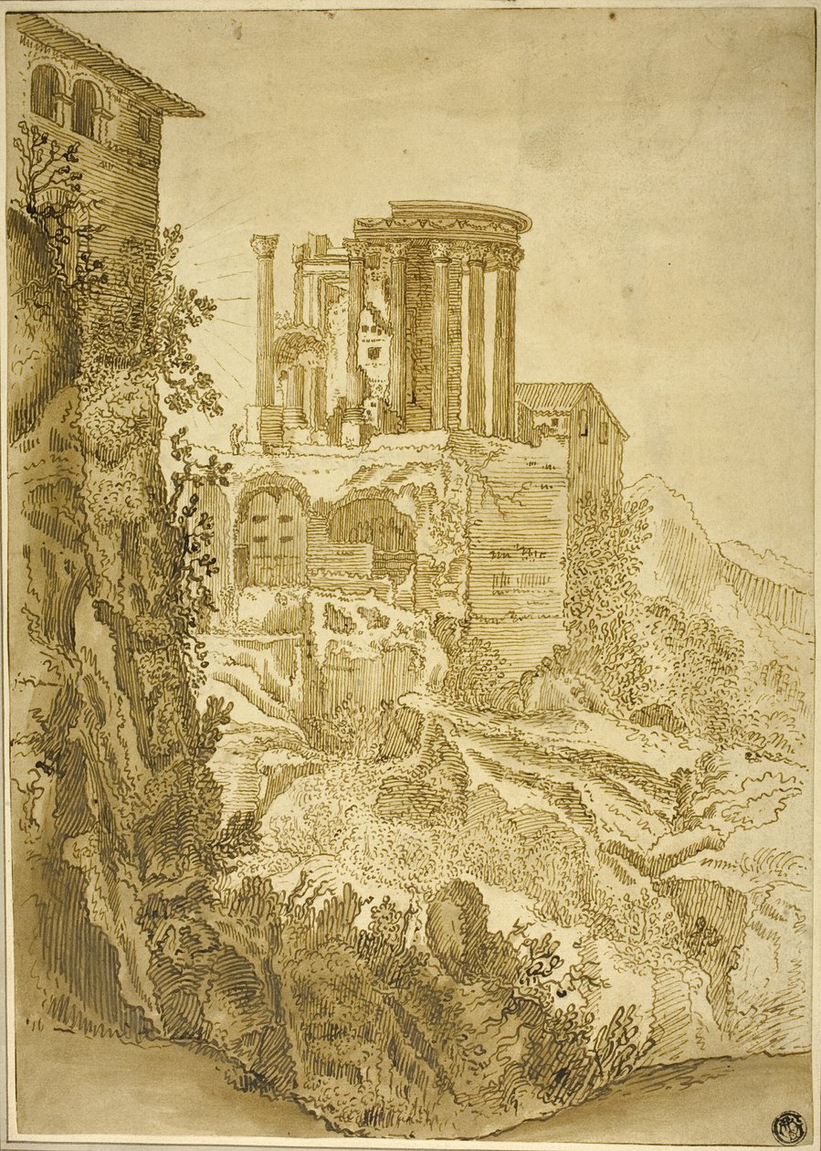 Vesta-templet, Tivoli av Paul Bril