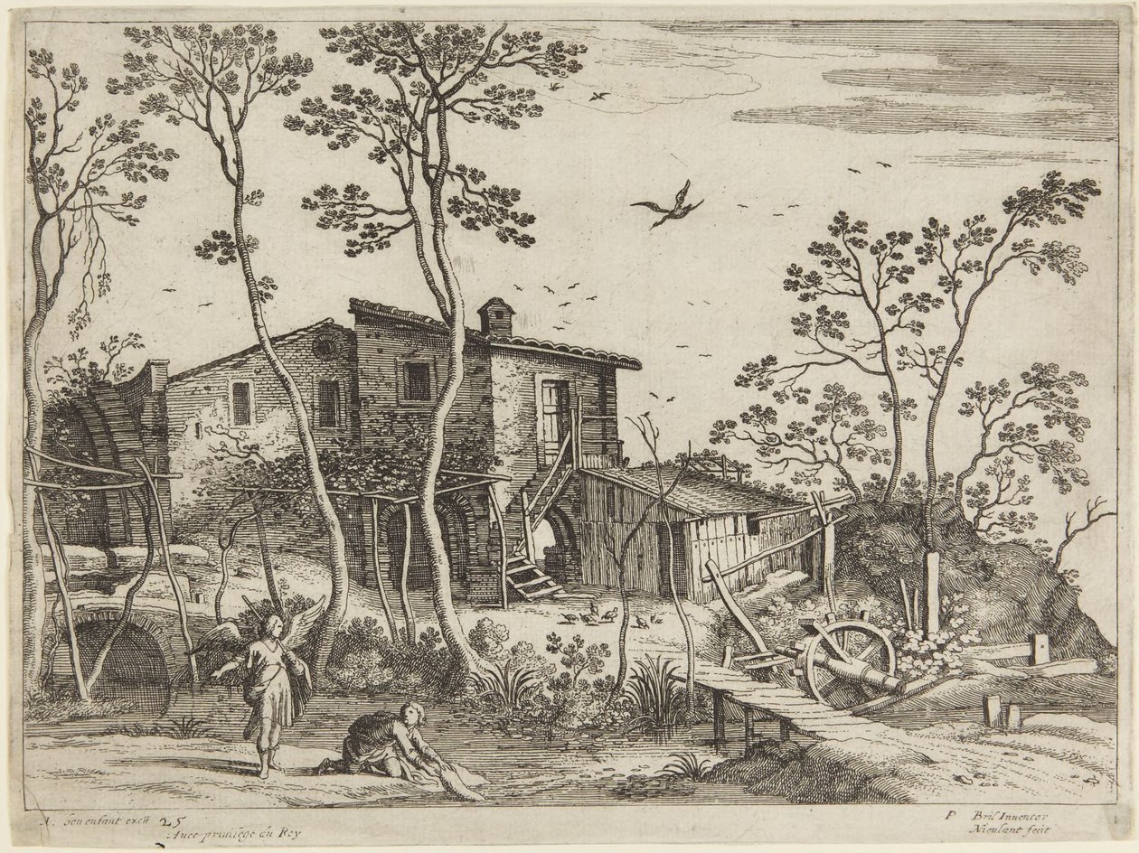 Tobias och ängeln av Paul Bril
