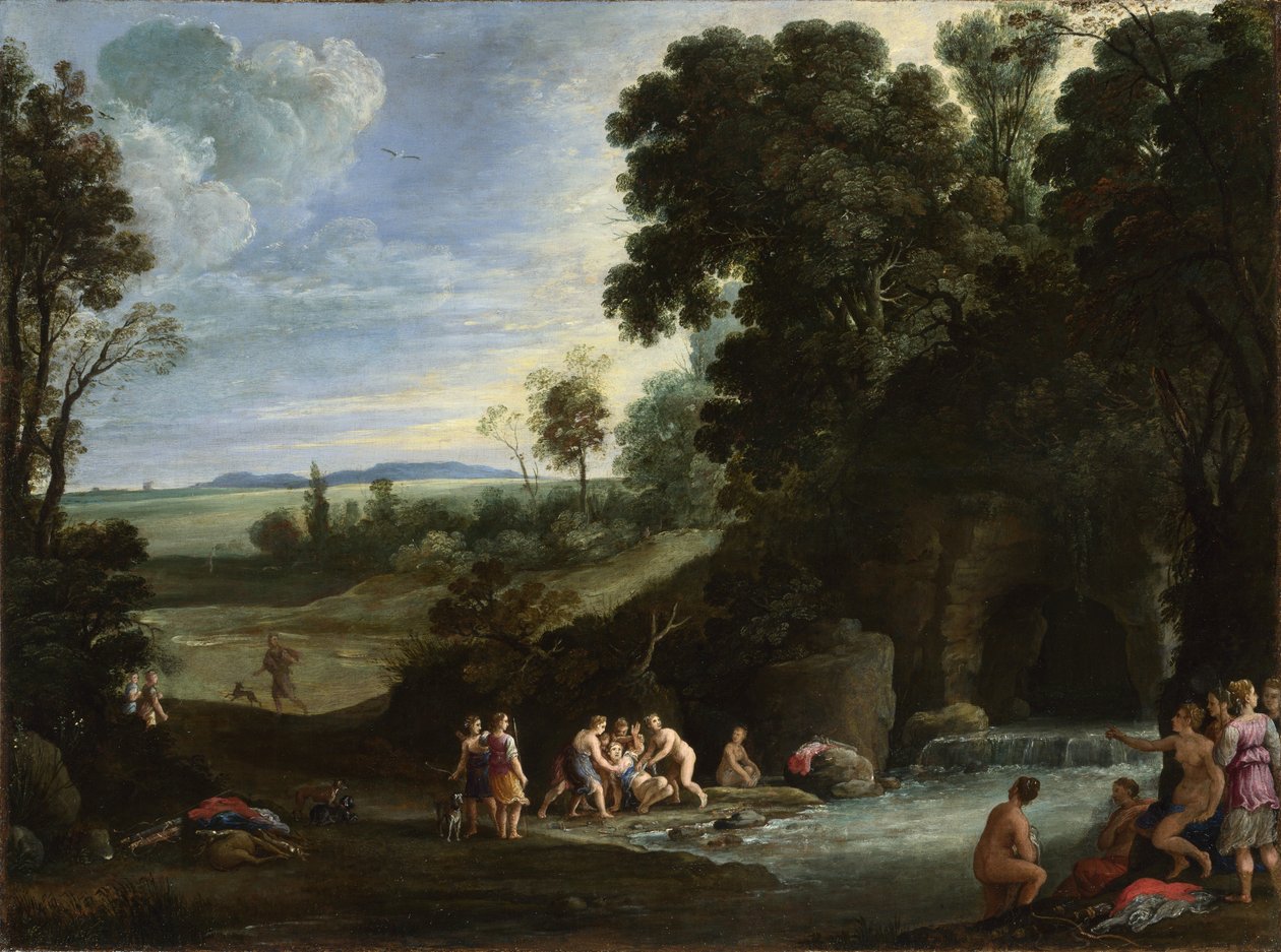 Diana och Callisto, 1620-talet av Paul Brill