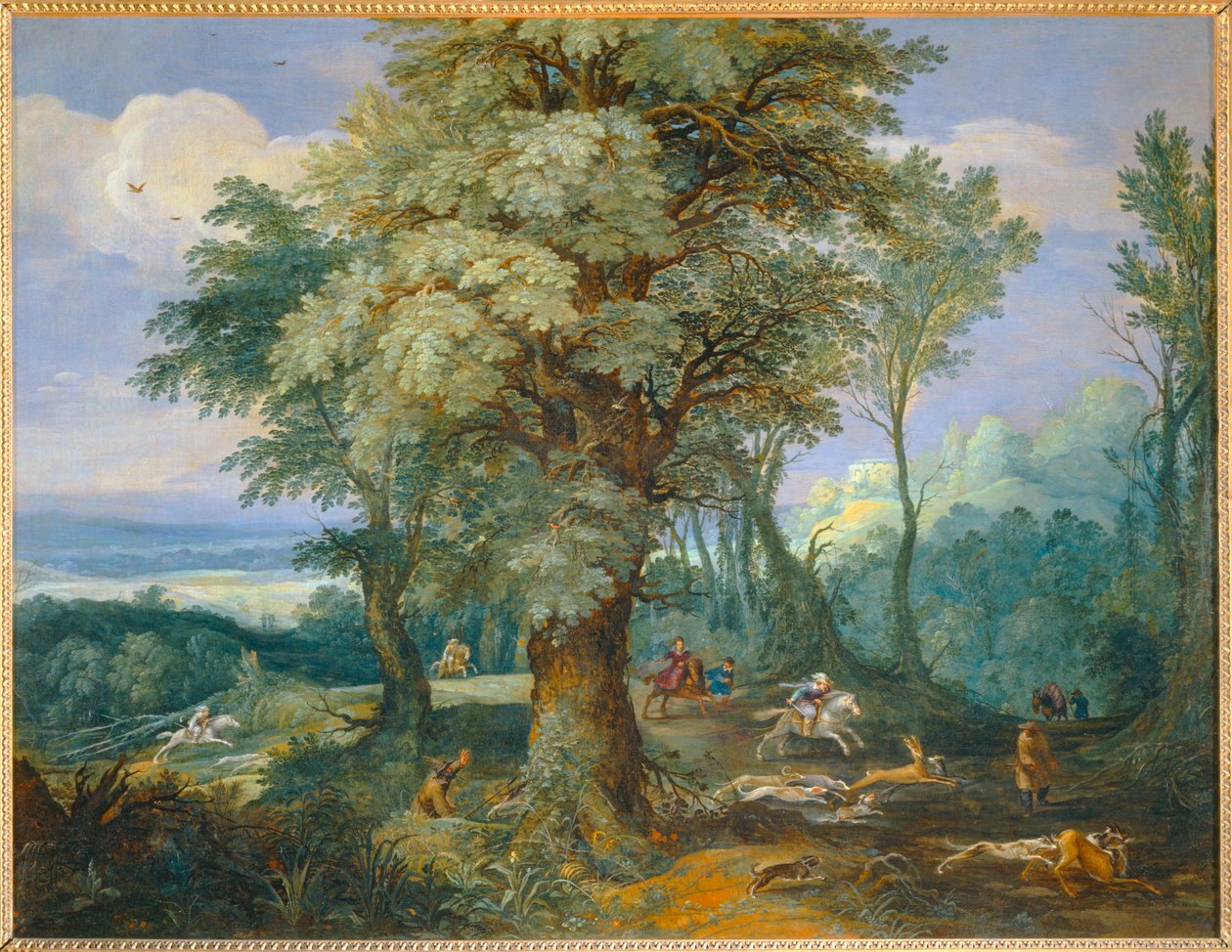 La chasse au daim - En rådjursjakt... av Paul Brill or Bril