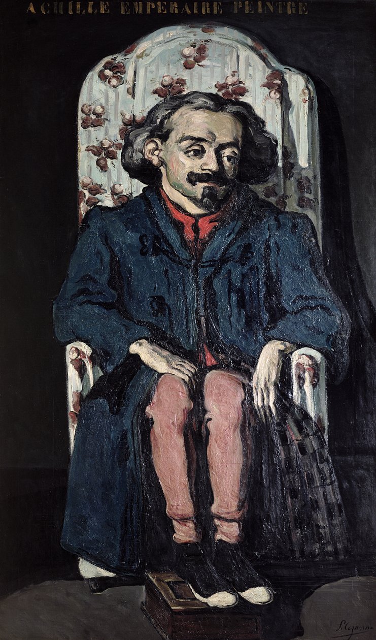 Achille Emperaire (1829-98) c.1868 (olja på duk) av Paul Cézanne