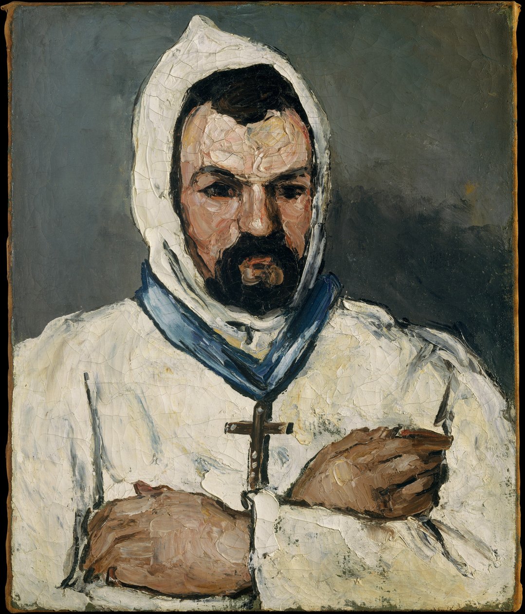Antoine Dominique Sauveur Aubert, född 1817, konstnärens farbror, som munk av Paul Cézanne