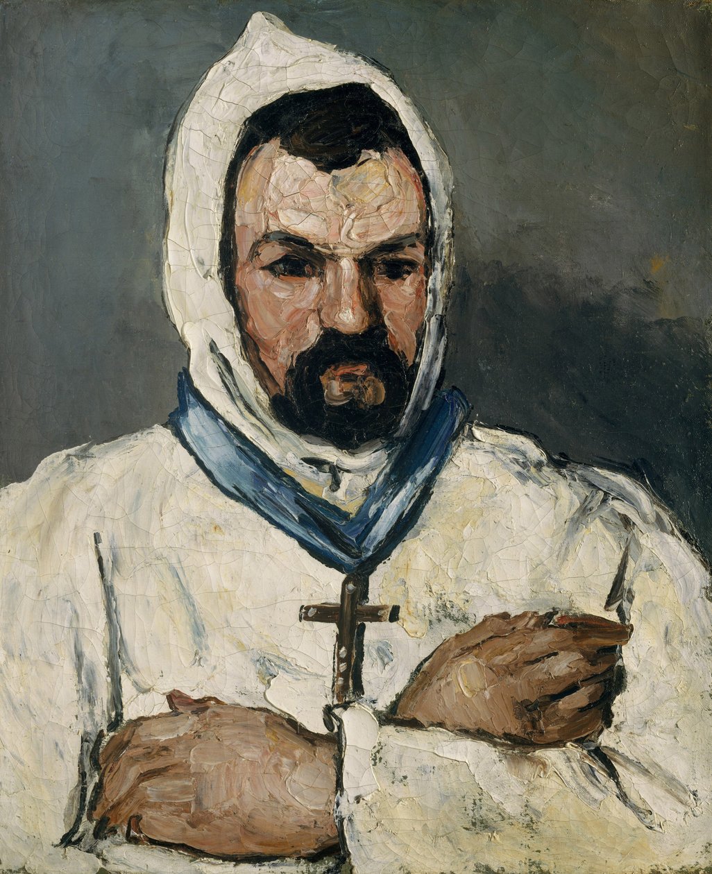 Antoine Dominique Sauveur Aubert, konstnärens farbror, som munk av Paul Cézanne
