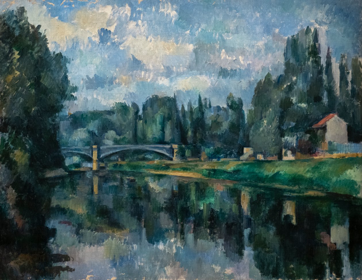 Banken av Marne av Paul Cézanne