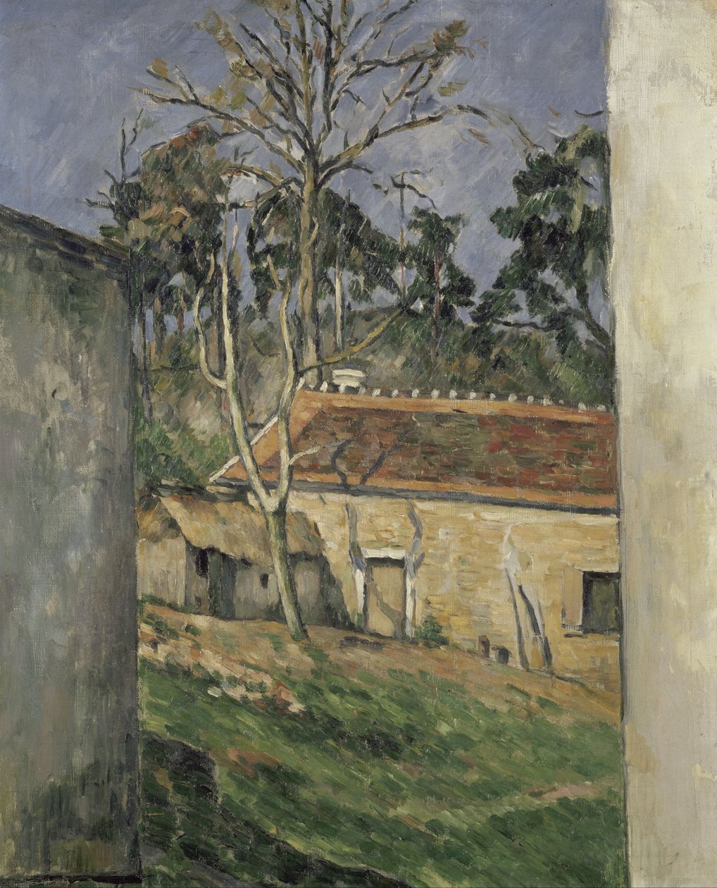 Bondgård av Paul Cézanne