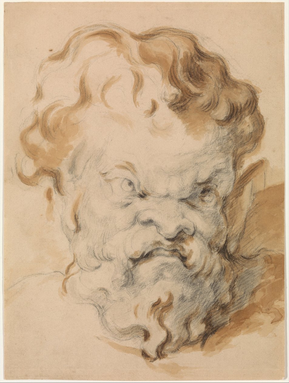 Chef för Silenus av Paul Cézanne