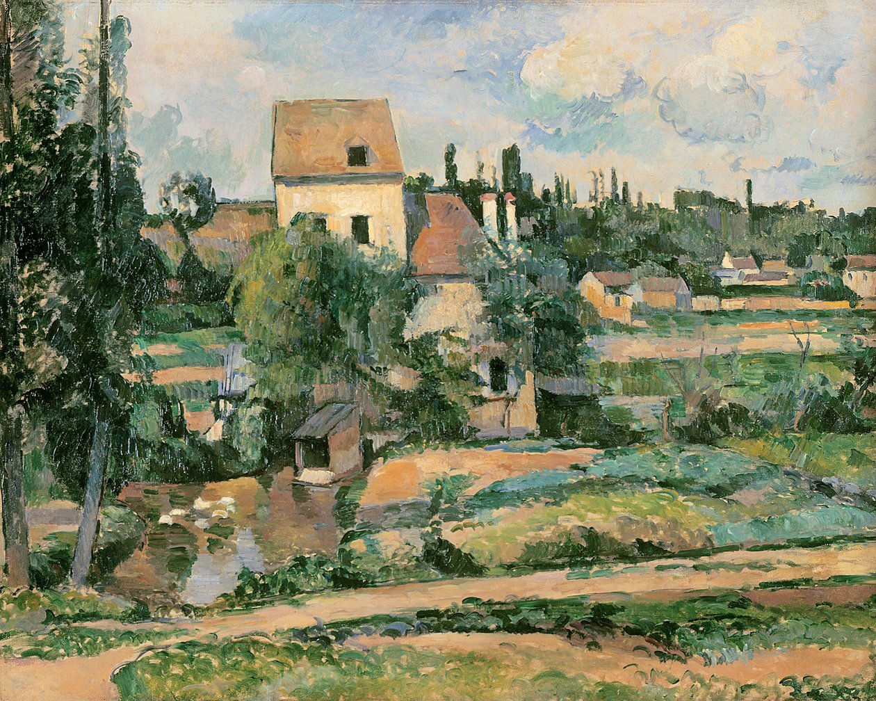 Moulin de la Couleuvre i Pontoise av Paul Cézanne