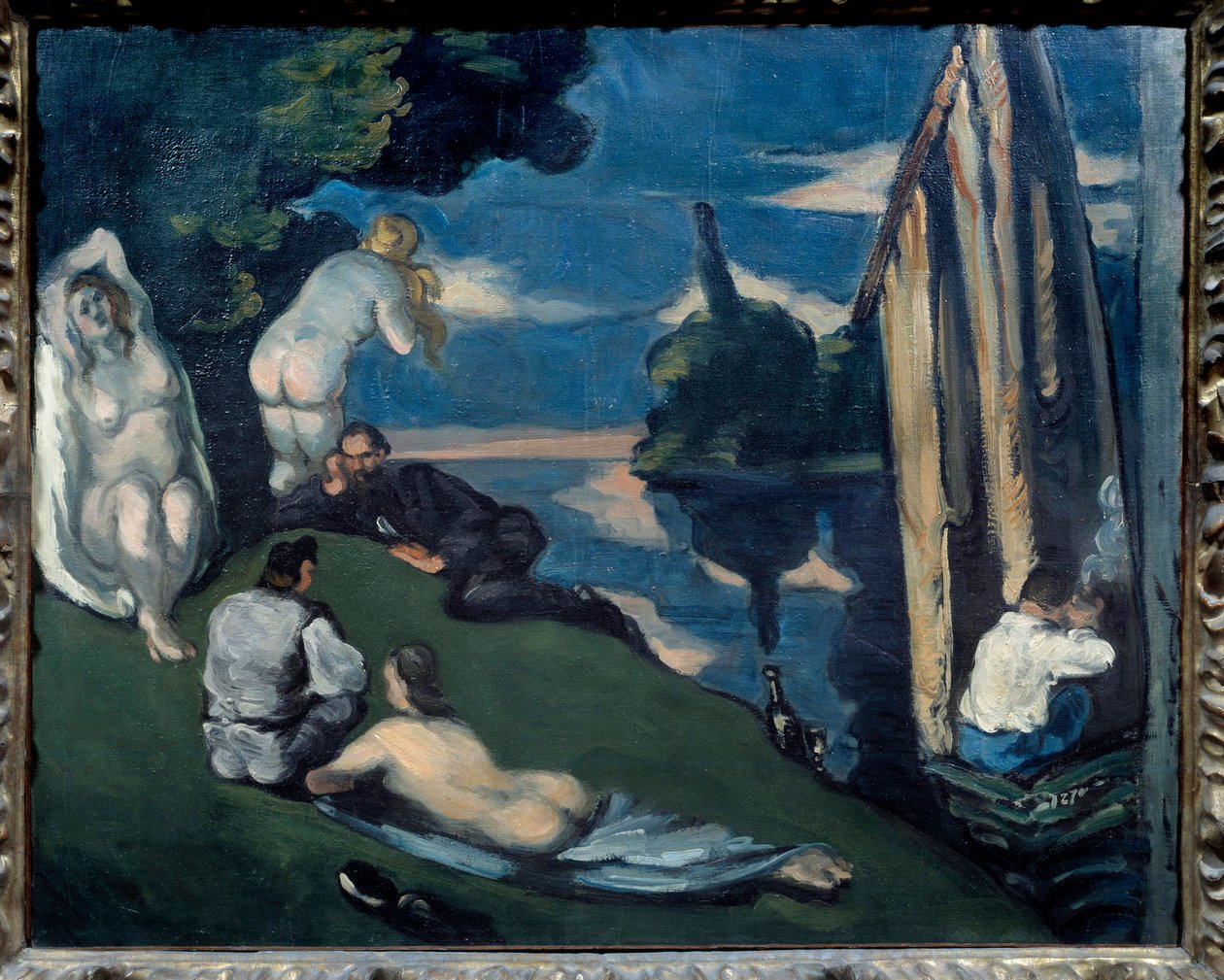 Pastoral eller idyll av Paul Cézanne
