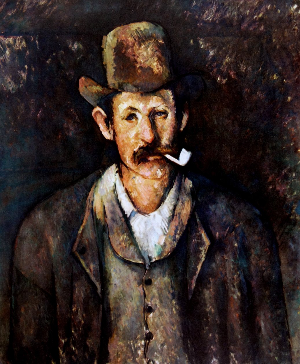 Paul Cézanne "Man with a Pipe" av Paul Cézanne