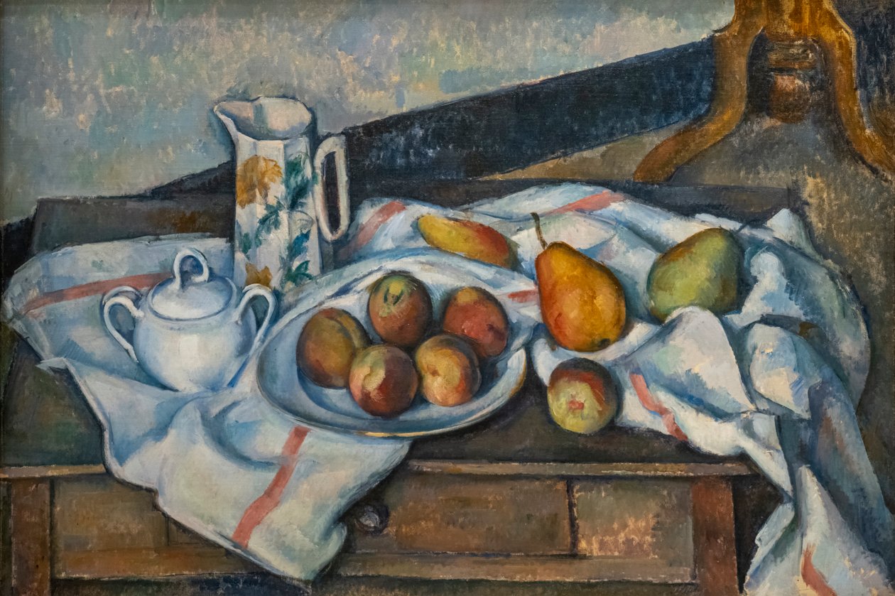Persikor och päron av Paul Cézanne