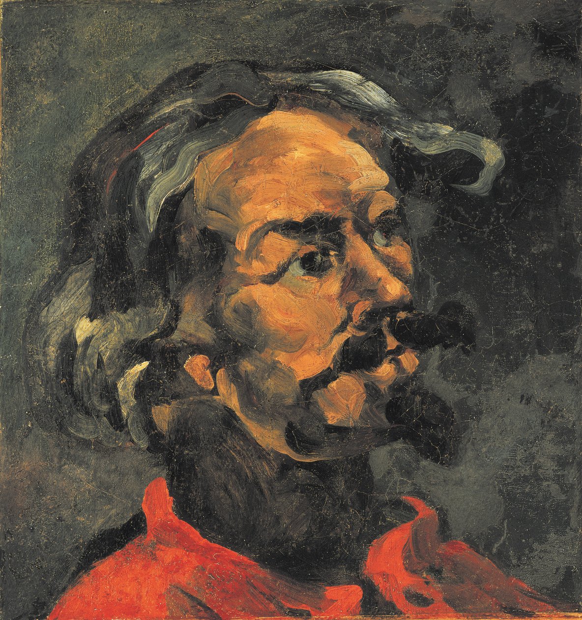 Porträtt av Achille Emperaire av Paul Cézanne
